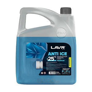 Незамерзающий омыватель стекол -25°С LAVR Anti-ice Premium 3,9 л