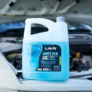 Незамерзающий омыватель стекол -25°С LAVR Anti-ice Premium 3,9 л