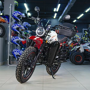 Мотоцикл дорожный ROCKOT QUEST 150 (белый/красный глянцевый, ЭПТС)