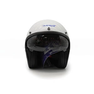 Шлем открытый с козырьком ROCKOT RM-391 Classic (бел глянц, M)