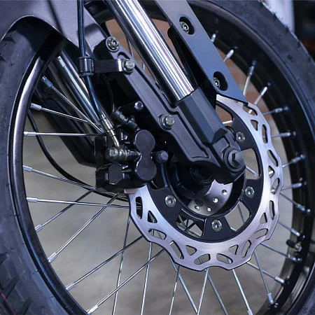 Мотоцикл Regulmoto ADV 300 S, спицованные колеса (черный/серый)