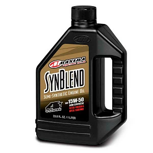 Масло моторное Maxima 4T Syn Blend Ester 15w50 п/синт (1 л)
