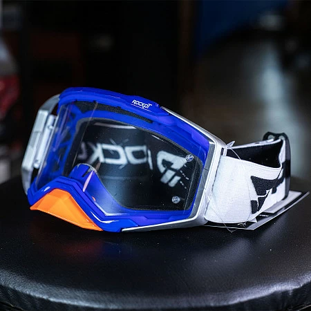 Очки кроссовые ROCKOT RM-135 прозрачная линза