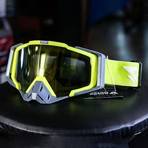 Очки кроссовые ROCKOT RM-323 золотистая линза Anti-Scratch