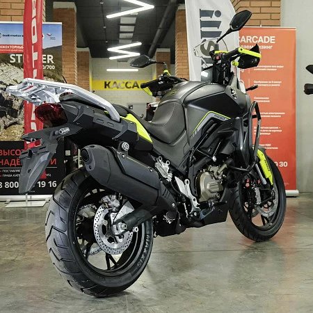 Мотоцикл QJ SVT 650 (черный/желтый) 2026г.