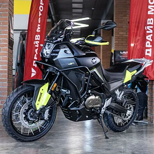 Мотоцикл QJ SVT 650X (черный/зеленый) 2026г (наличие)