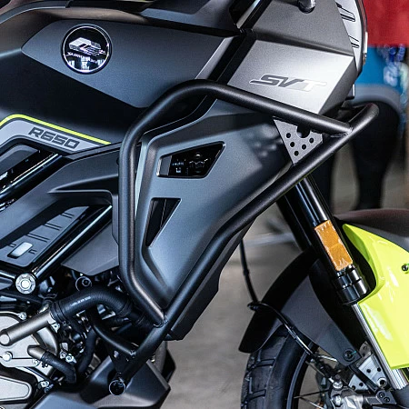 Мотоцикл QJ SVT 650X (черный/зеленый) 2026г (наличие)