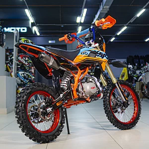 Питбайк KAYO EVOLUTION YX125EM 17/14 KRZ (механ. сцепл., эл. стартер 2022 г.)