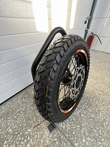 Колеса МОТАРД комп-т  ZR, Sport Pro, CR-Z (диски алюм, шины110/90-17,130/70-17, зв. 520x40) ось20/25